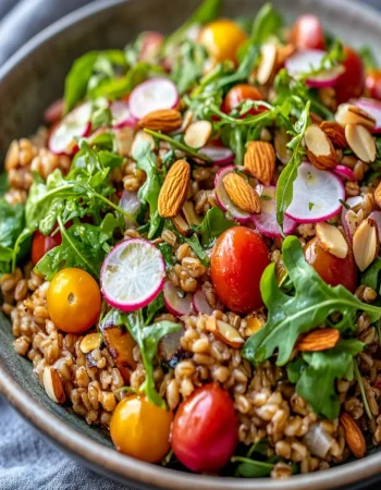 Cinder-Toasted Farro Salad: Indulge in a Smoky Twist! 29 Cinder-Toasted Farro Salad First Image First Image