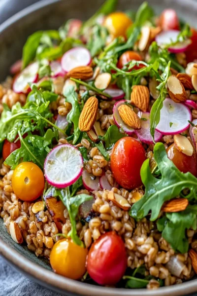Cinder-Toasted Farro Salad: Indulge in a Smoky Twist! 37 Cinder-Toasted Farro Salad First Image First Image