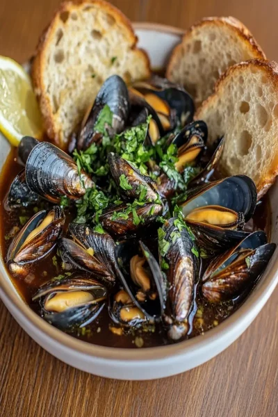 Driftwood-Smoked Mussel Broth First Image First Image