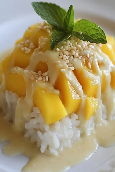 Mango Sticky Rice: The Best Creamy Dessert You'll Crave! 36 Mango Sticky Rice First Image First Image