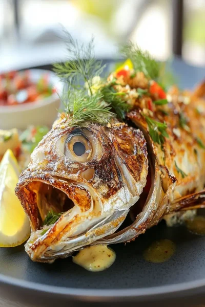 Fish Head Collar Broiled to Crispy: The Best Flavor Boost! 37 Fish Head Collar Broiled to Crispy First Image First Image