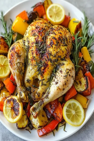 Lemon Herb Spatchcock: The Juiciest Chicken You'll Ever Make 5 Lemon Herb Spatchcock First Image First Image