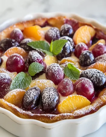 Velvet Pit Stone Fruit Clafoutis First Image First Image