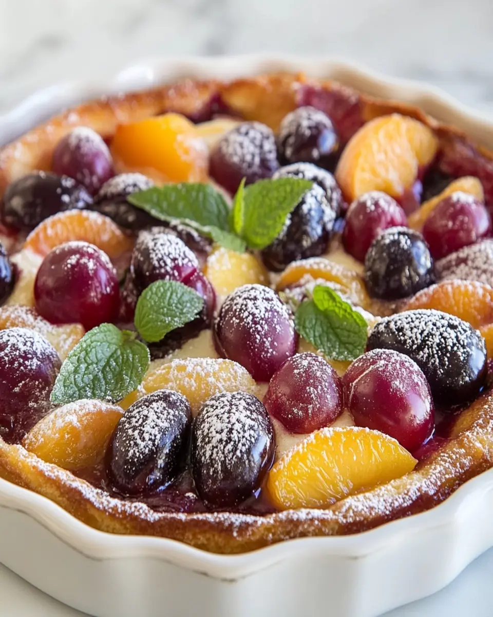 Velvet Pit Stone Fruit Clafoutis First Image First Image