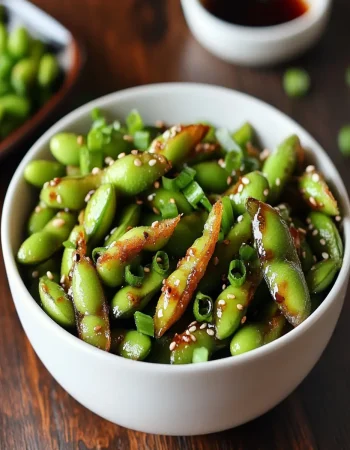 Crispy Garlic Edamame First Image First Image