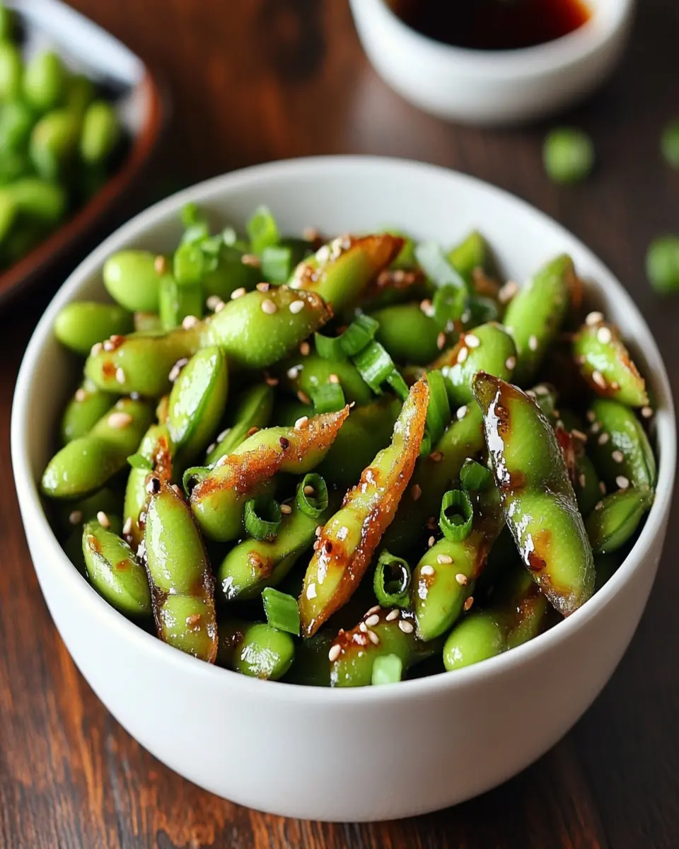 Crispy Garlic Edamame First Image First Image