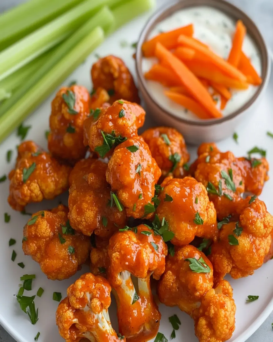 Buffalo Cauliflower Wings That'll Change Your Snack Game Forever 6