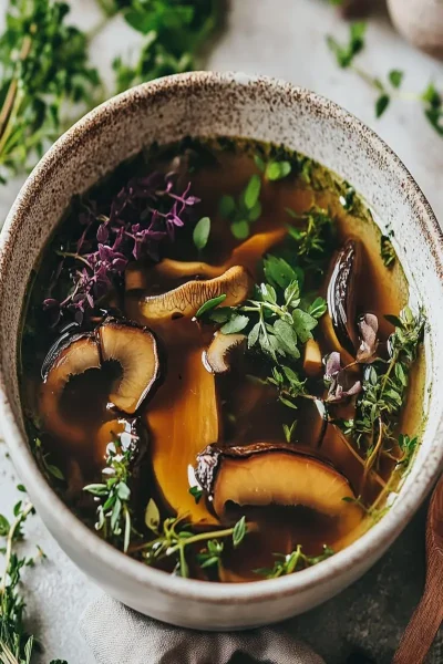 Petrified Wood Mushroom Broth First Image First Image
