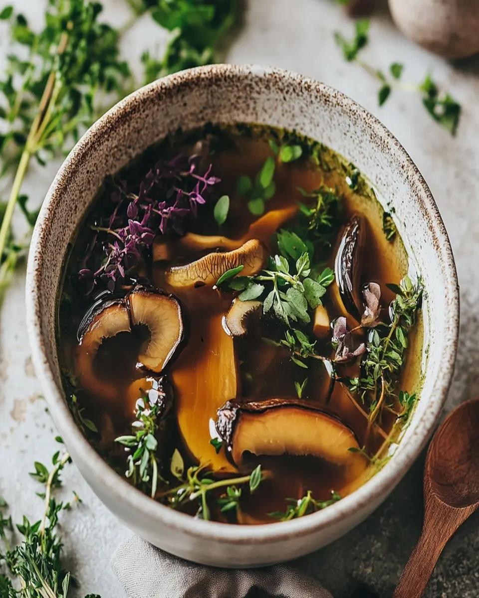 Petrified Wood Mushroom Broth First Image First Image