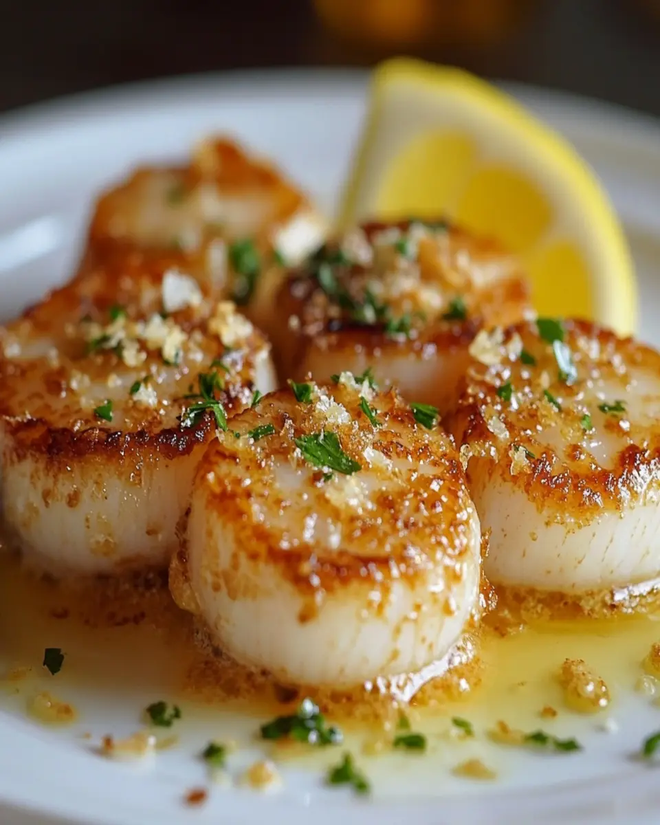 Garlic Parmesan Scallops First Image First Image