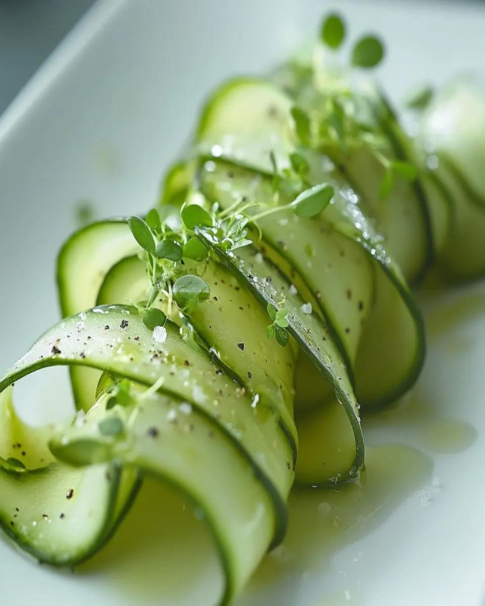Dewdrop Cucumber Ribbon: The Best Refreshing Salad Twist 6