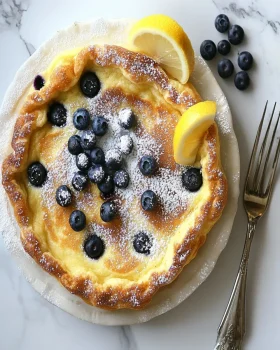 Lemon Blueberry Dutch Baby First Image First Image
