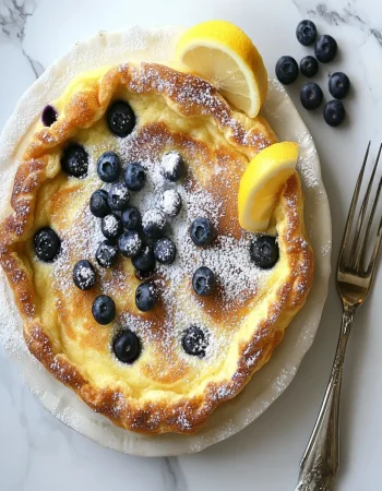 Lemon Blueberry Dutch Baby First Image First Image