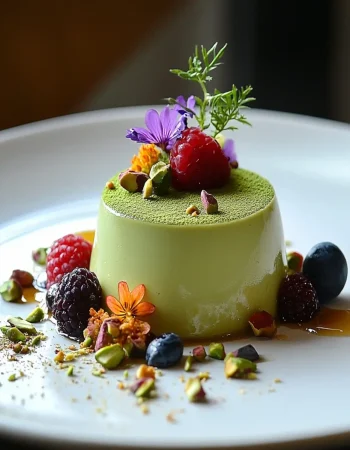 Velvet Moss Panna Cotta First Image First Image