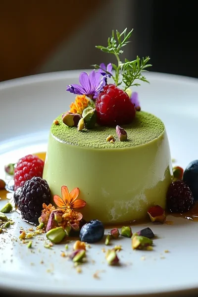 Velvet Moss Panna Cotta First Image First Image