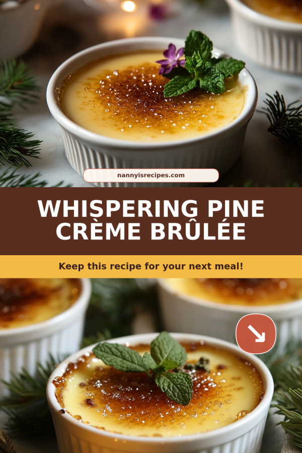 Whispering Pine Crème Brûlée: Indulgent Delight to Savor 10 render job a98724a80a68448ebd62