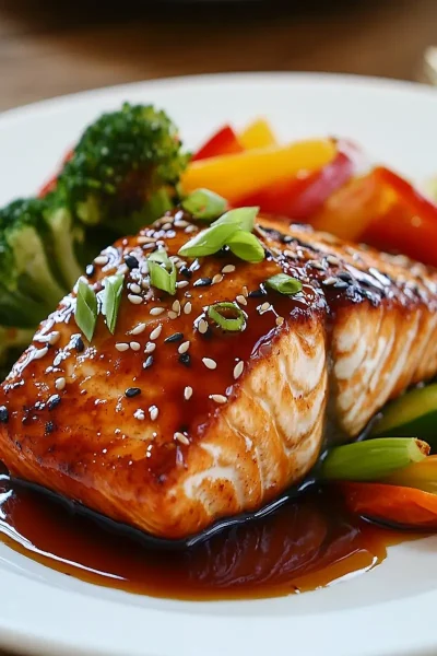 Honey Sriracha Salmon First Image First Image