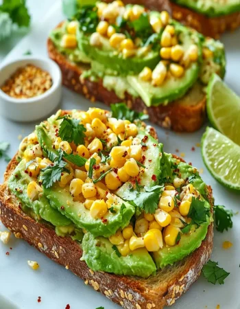Avocado Corn Toast First Image First Image