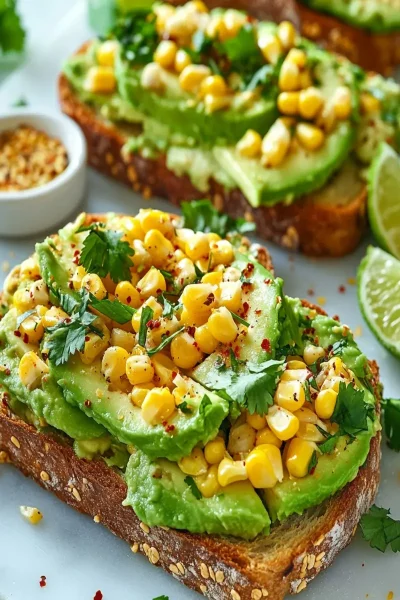 Avocado Corn Toast: The Best Easy Breakfast You'll Love 25 Avocado Corn Toast First Image First Image