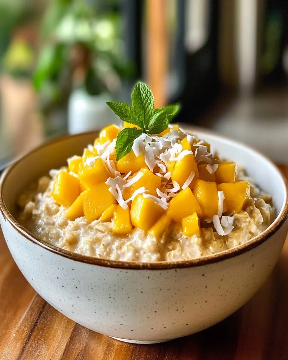 Mango Coconut Oats First Image First Image