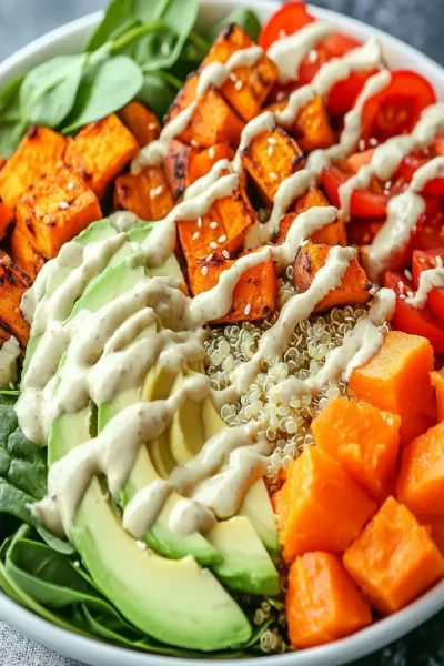 Sweet Potato Buddha Bowls: The Best Comfort Food Delights 49 Sweet Potato Buddha Bowls First Image First Image