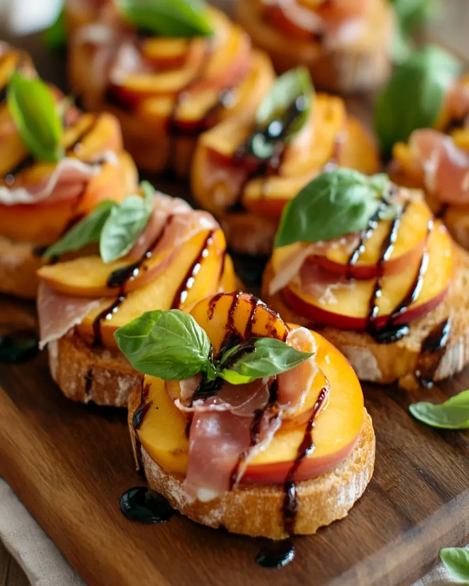 Peach Prosciutto Crostini: Irresistibly Sweet & Savory Delight 8 uo8weapj6geqn29l6re2