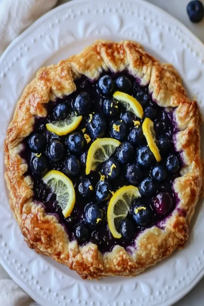 Lemon Blueberry Galette First Image First Image