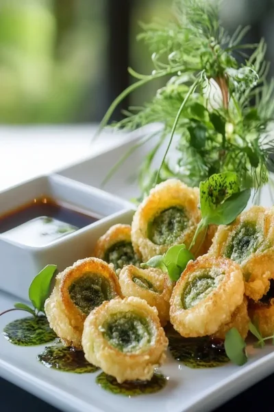 Wild Fern Fiddlehead Tempura First Image First Image