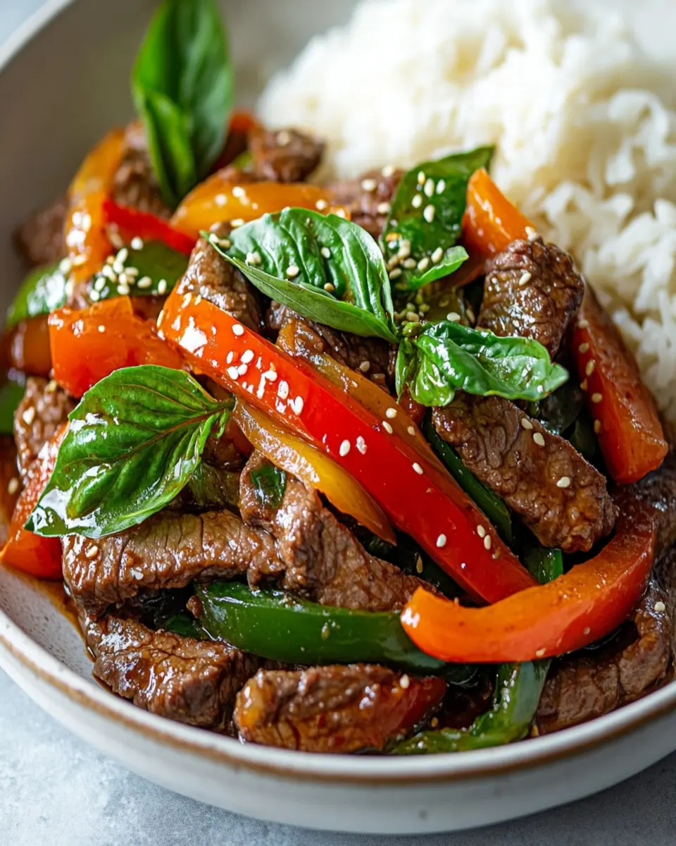 Thai Basil Beef: Irresistibly Savory & Fast Homemade Delight 6
