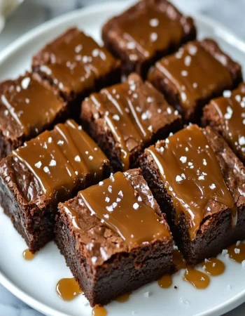 Salted Caramel Brownies First Image First Image