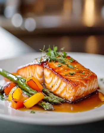 Maple Glazed Salmon: The Best Sweet & Savory Delight at Home 3 Maple Glazed Salmon First Image First Image