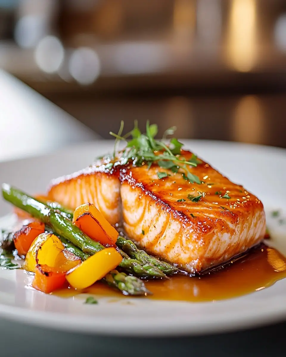 Maple Glazed Salmon First Image First Image
