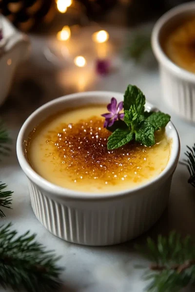 Whispering Pine Crème Brûlée: Indulgent Delight to Savor 41 Whispering Pine Crème Brûlée First Image First Image