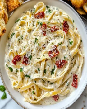 Sun-Dried Tomato Alfredo First Image First Image