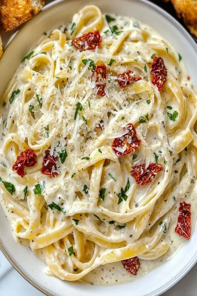 Sun-Dried Tomato Alfredo First Image First Image