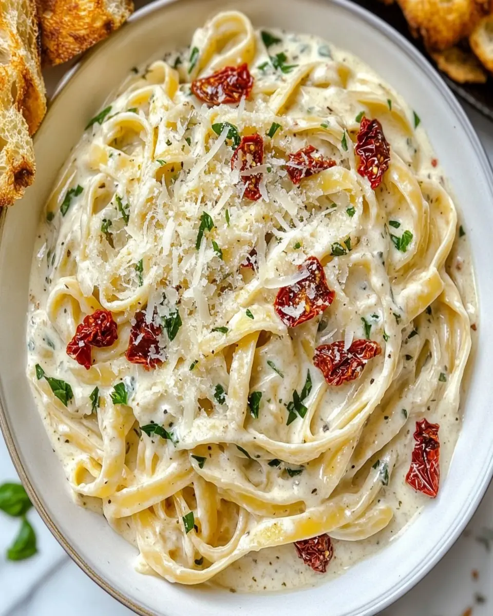 Sun-Dried Tomato Alfredo First Image First Image