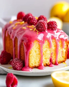 Raspberry Lemon Loaf First Image First Image