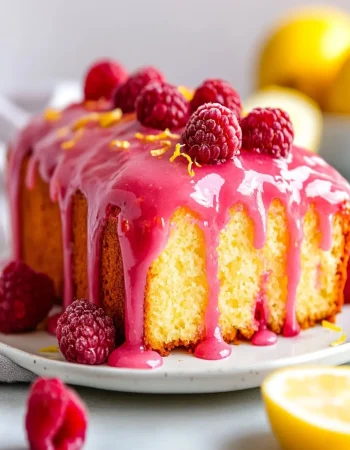 Raspberry Lemon Loaf First Image First Image