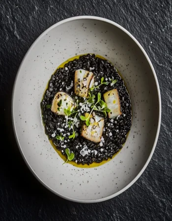 Obsidian Ink Squid Risotto First Image First Image