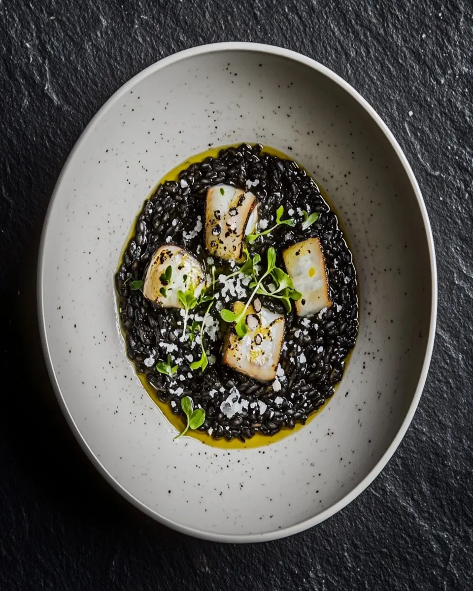 Obsidian Ink Squid Risotto First Image First Image