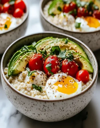 Savory Oatmeal Bowls First Image First Image