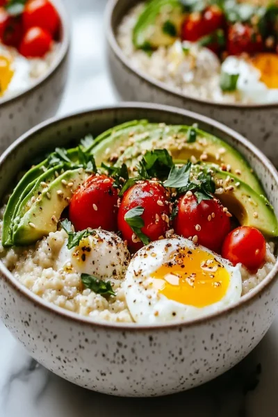 Savory Oatmeal Bowls: The Best Comfort Food Reinvented 29 Savory Oatmeal Bowls First Image First Image