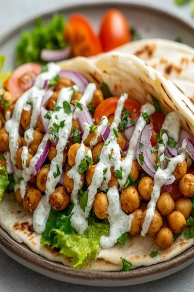 Crispy Chickpea Gyros: The Best Healthy Treat You’ll Love 29 Crispy Chickpea Gyros First Image First Image