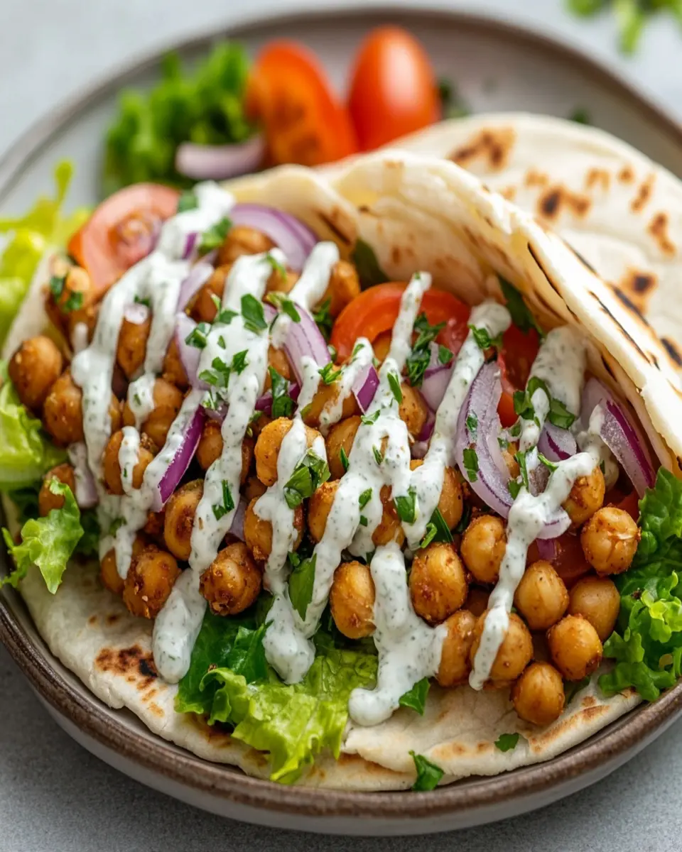 Crispy Chickpea Gyros First Image First Image