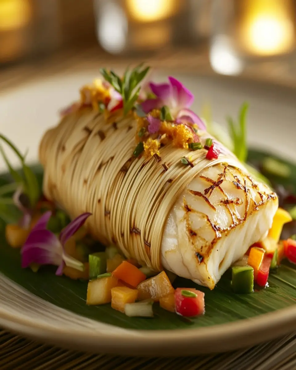 Woven Reed Fish Parcel: Easy Gourmet Delight at Home 7